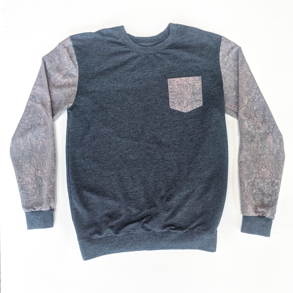 Sovereign Code Long Sleeve Floral Print T Shirt - Picture 1 of 3